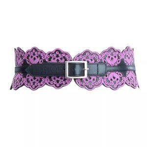 Tanya Taylor Embroidered Belt